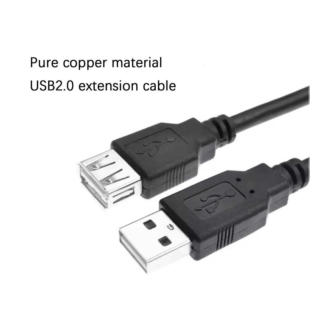 30cm USB 2.0 Splitter Y Cable 1 Male To 2 Female Extension Cord Power Adapter Converter For PC Data Transmission Charging