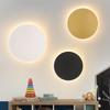 Modern Minimalist Round Wall Lamp for Bedroom and Living Room Decor