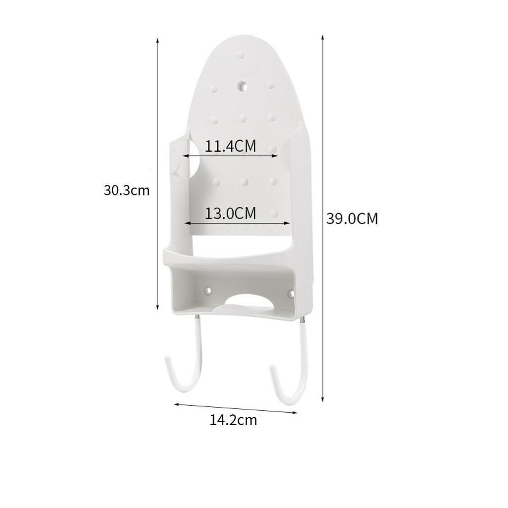 Adjustable Ironing Board Holder Wall Mounted Sturdy Rack for Vertical Iron Storage in Home