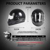 Unisex Retro Full Face Motorcycle Helmet 3C DOT Certified Four Seasons Cruise Multiple Design Options for Men And Women