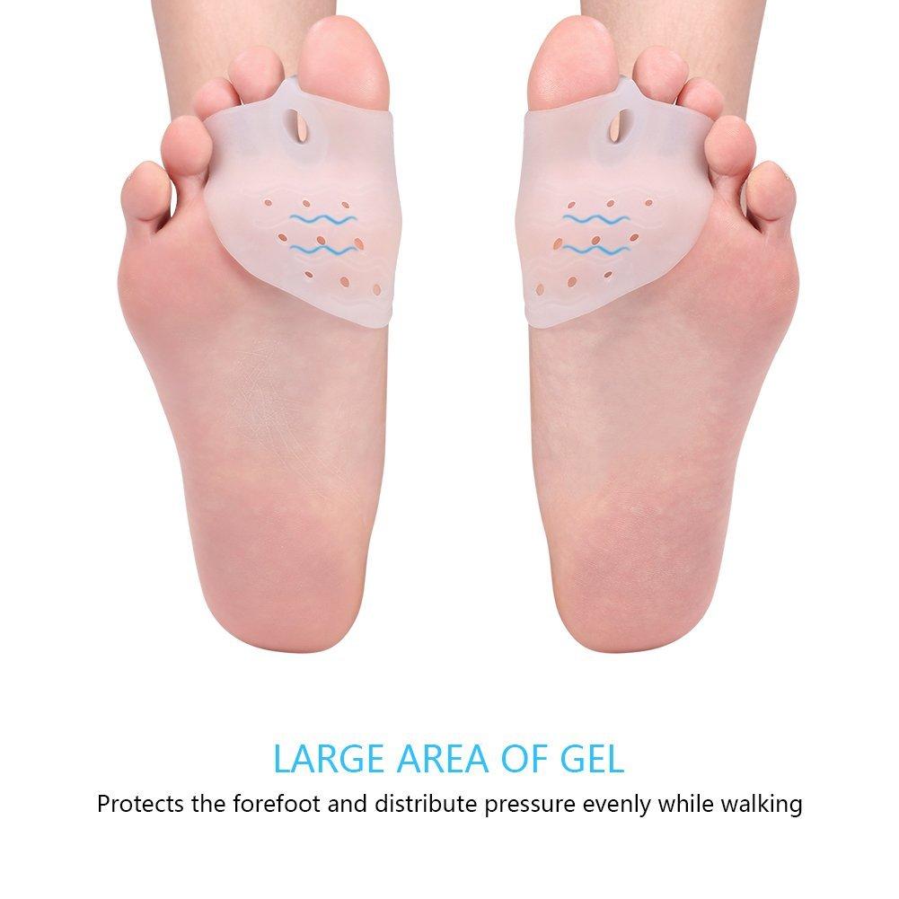 Separator palców, silikonowy korektor palucha koślawego na paluch młotkowaty z osłoną przedniej części stopy