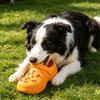 Quietschende Pantoffel Hundekauspielzeug Bissfest Aggressiver Kauer Latex Rutschschuhe Interaktives Spielzeug Kleiner Hund Zahnen Reinigung Langeweile Spielzeug