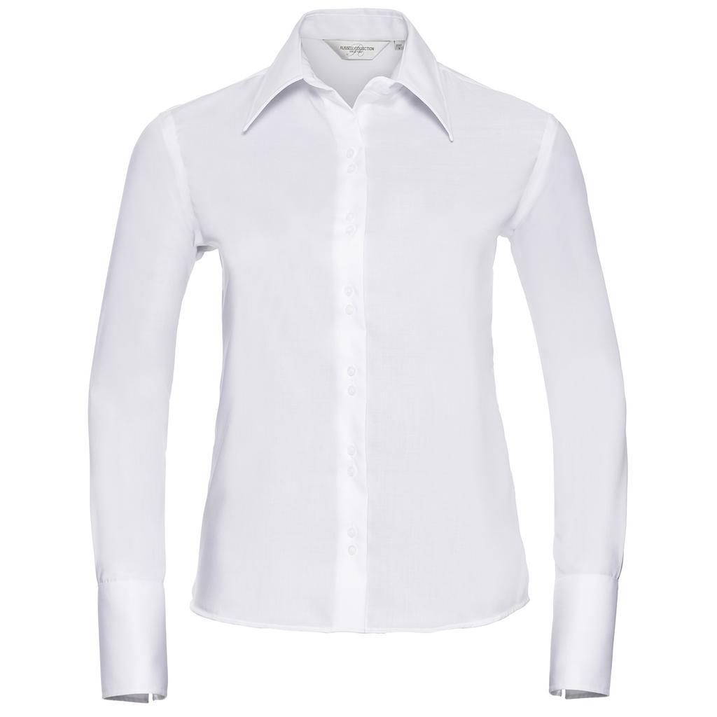 Russell Collection Womens/Ladies Ultimate Long-Sleeved Shirt