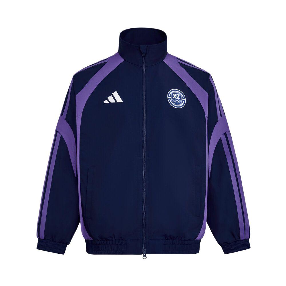 Adidas Jackets Unisex Dark Blue/Purple Stand Collar Moderate Other LG1971 XL