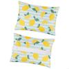2Pcs Beach Pool Lounger Cushion Waterproof Headrest Pillow For Outdoor Furniture HX6C