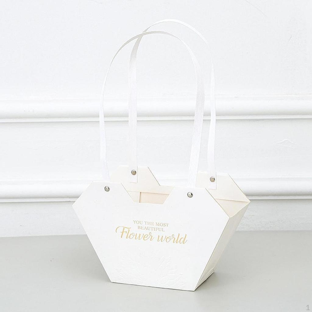 Bouquet Holder, Gift Box, Paper Handbag, Storage Bag, Florist Packaging Material, Stylish for