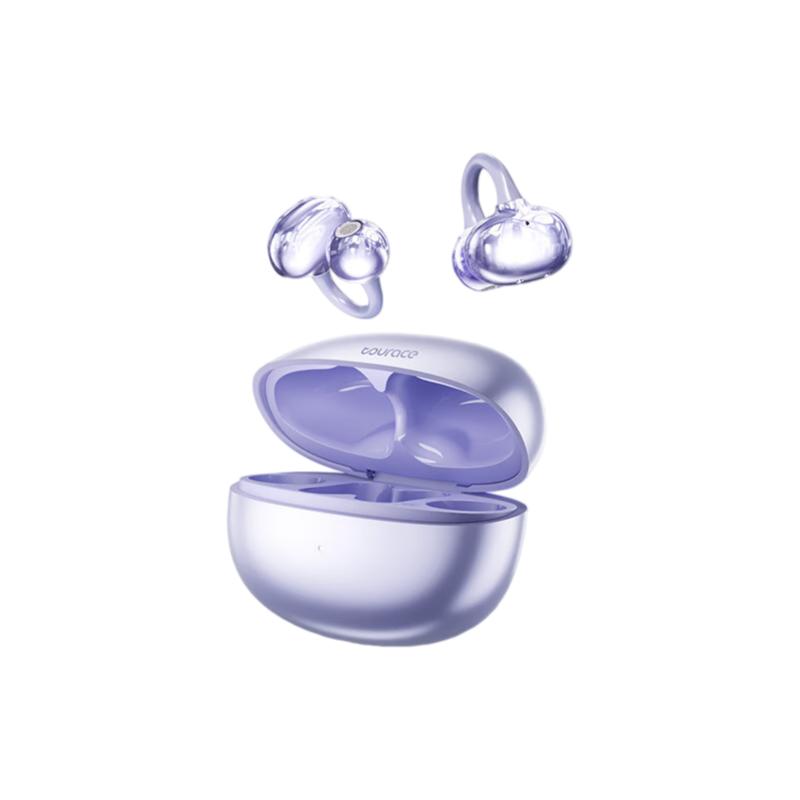 

TOURACE AI Bluetooth Earphones, Clip-On, Bone Conduction Concept, Wireless Open-Style Call Noise Reduction Ear-Hook, Light Purple світло-фіолетового кольору
