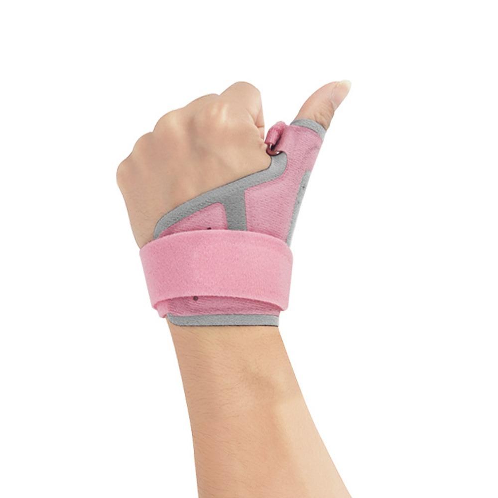NEW Elastic Thumb Sleeves Ultra-thin Breathable Wrist Support Adjustable Tenosynovitis Brace Tendonitis розовый