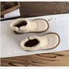 Anti-slip Snow Boots, Women's Ankle Boots, Flat, Fleece and Thickened Cotton Shoes, Warm Shoes