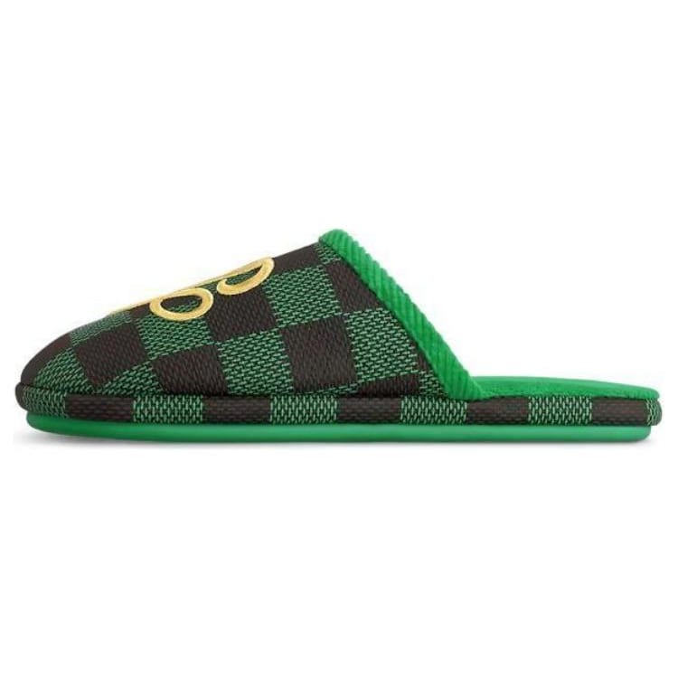 LOUIS VUITTON Embroidery Print Closed Toe