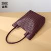 Tote Bag 2025 Spring and Summer New Women's Bag Fashion Woven Bag High-end Super Soft Leather Shoulder Portable Leather Bag