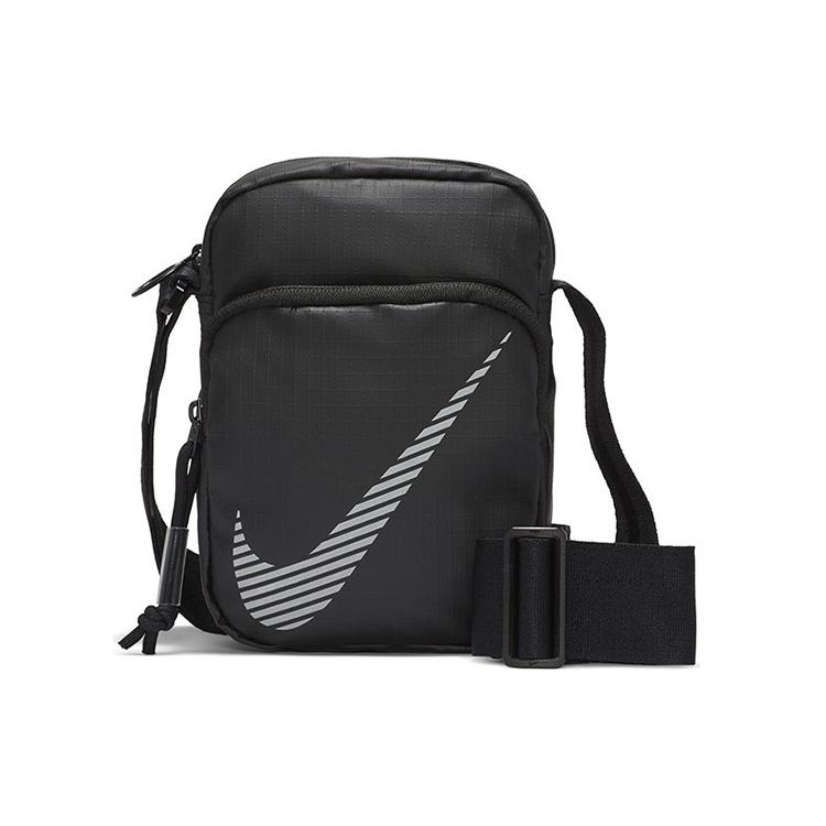 New Nike Heritage Synthetic Material Shoulder Bag, Crossbody Bag Regular Unisex Black DB4696-010