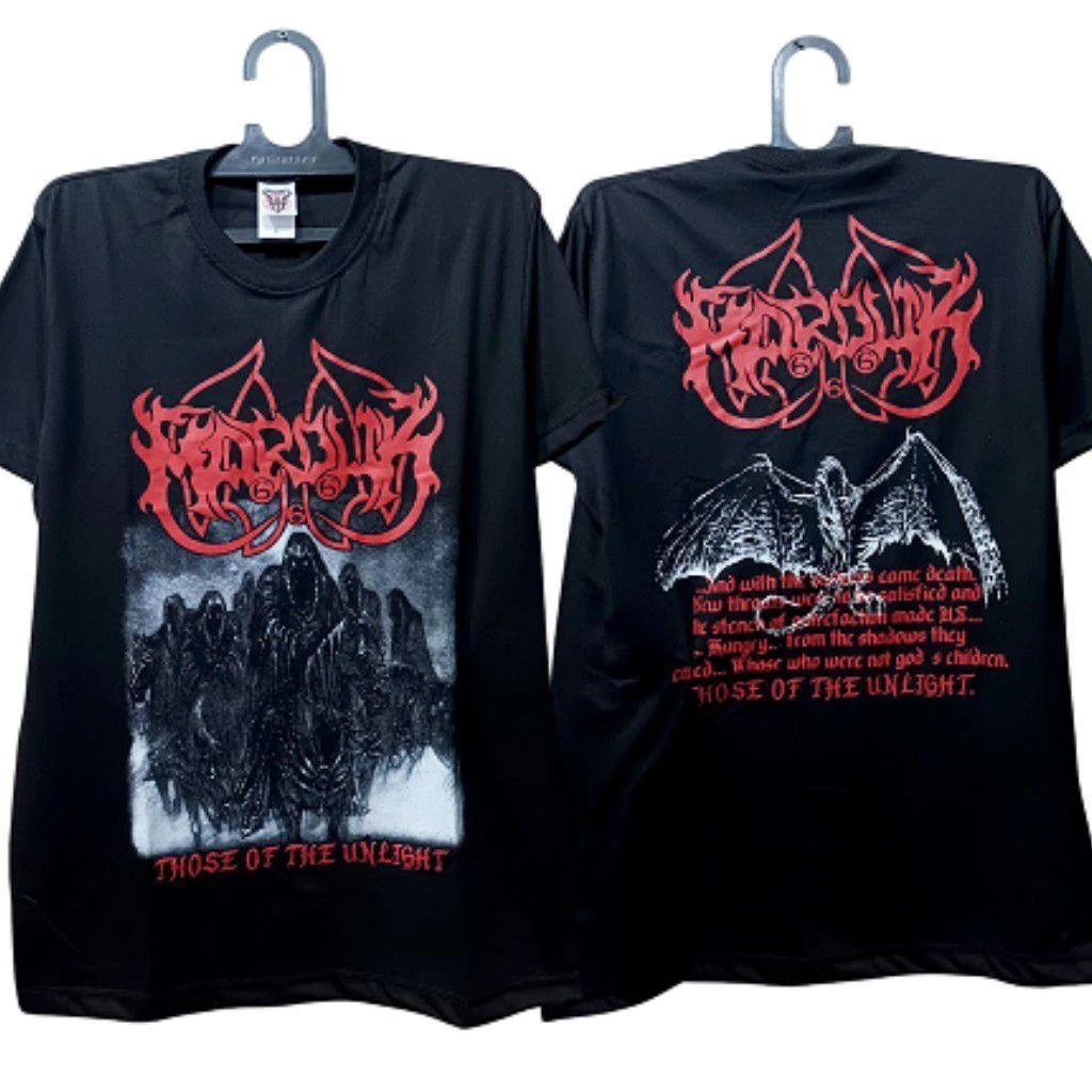 

Gothic Punk Rock Tops GORGORTH Black Metal Tshirt Cotton Short Sleeves Print Casual Loose Streetwear Vintage T Shirts Unisex 4XL