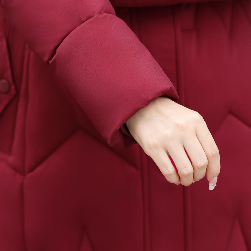 Wintermäntel für Frauen mittleren Alters mit Kapuze, Kunstpelzkragen, Oberbekleidung, locker, elegant, Übergröße, lange Parkas, dicke, warme Damenjacken