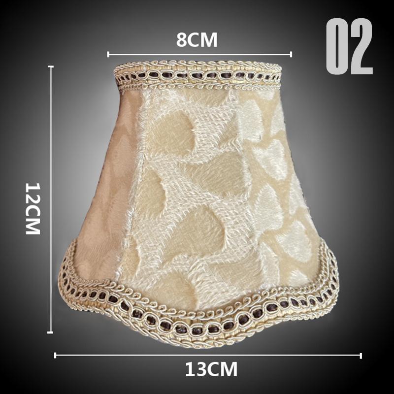 Simple Chandelier Lamp Shade Retro Candle Chandelier Cloth Lampshade Nordic Style Modern Lamp Cover For Home Decoration