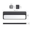 1 Set Smooth Wire Management Pad Keeper Adjustable Magnetic Cable Clips Power Cord Storage Rack Holder Under Desk For Home