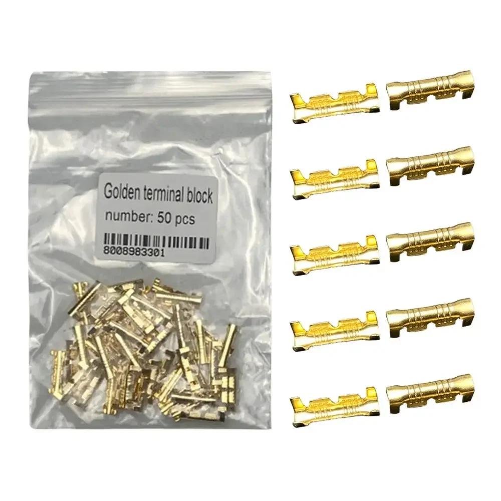 50/100/200pcs 453 u-Shaped Terminal Line Wire Harness Connectors Wiring Tab Cold Terminal Cold Inserts