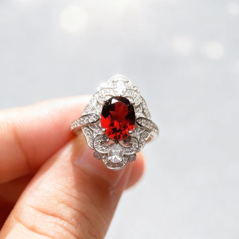 Eleganter Kristallring im Influencer-Stil - Verstellbarer Luxusschmuck