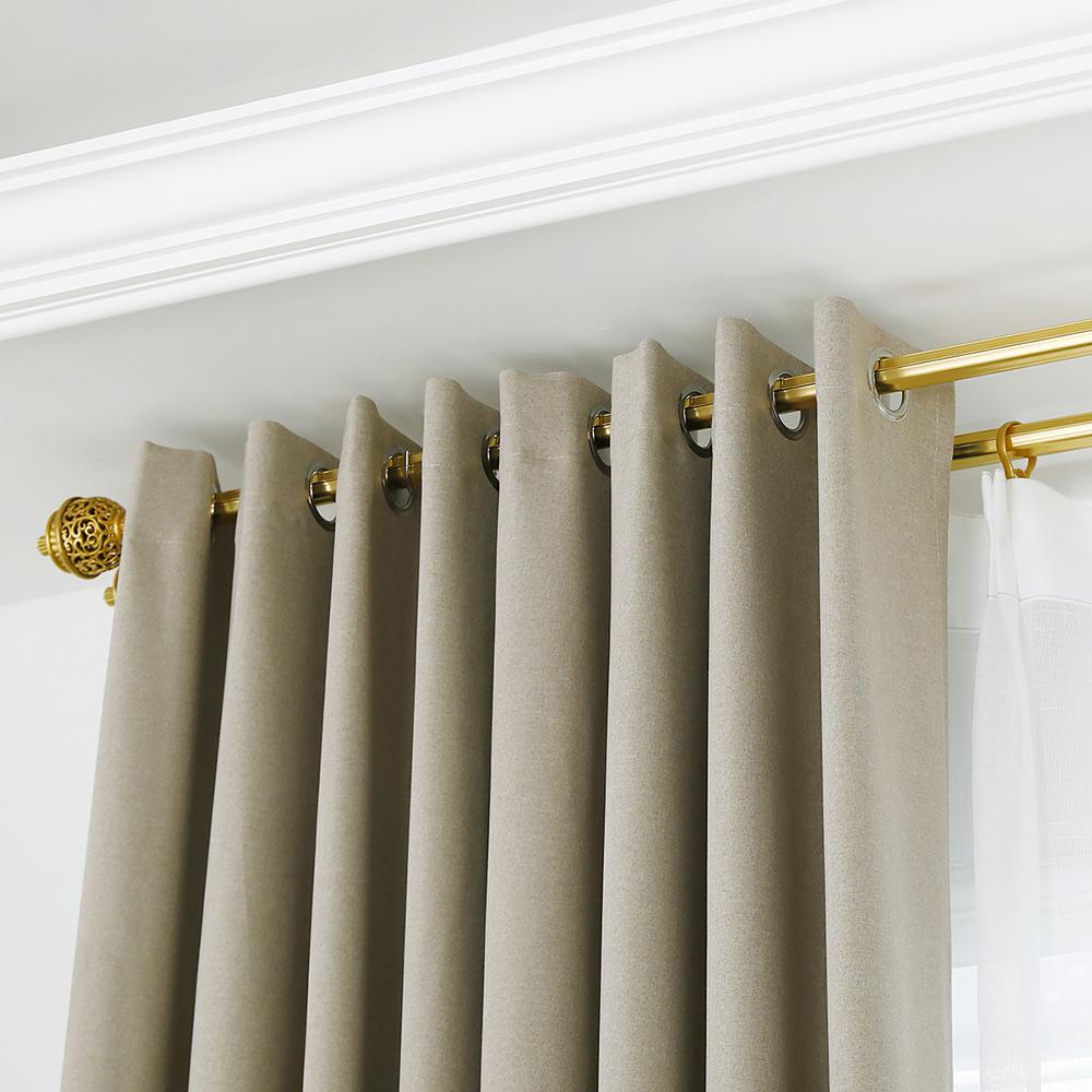 Blackout Curtains for Bedroom Grommet Insulated Room Curtains for Living Room Set of 2 Panels