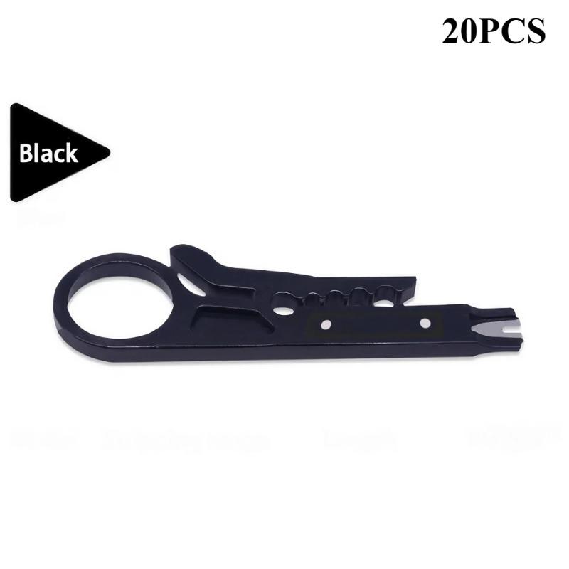 10/20/30pcs Automatic Stripping Pliers Wire Stripper Cable Wire Cutters Stripping Crimping Tool with Hexagon Wrench Tools Nippers