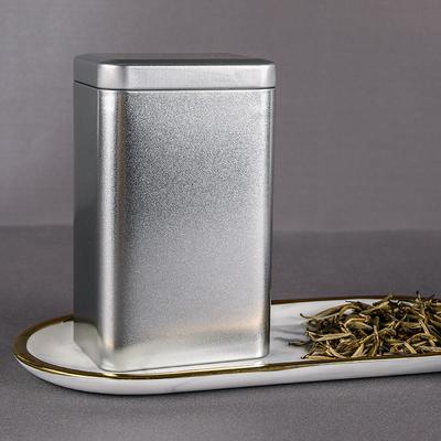 Metal Retro Square Tea Can Candy Food Storage Case With Lid Packaging Box Containers