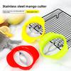 Stainless Steel Mango Peach Divider Cutting Mango Gadget Meat Artifact Kitchen Fruit Peeling and Cutting Divider
