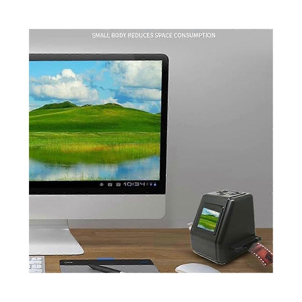 Digital Film&Slide Scanner, Converts 135, 110, 126KPK and Super 8mm Film/Slides/Negatives to 12MP JPG Digital JPG Photos