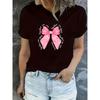 Graphic Print T-shirt, Short Sleeve Crew Neck Casual Top for Summer & Spring, Women's Clothing