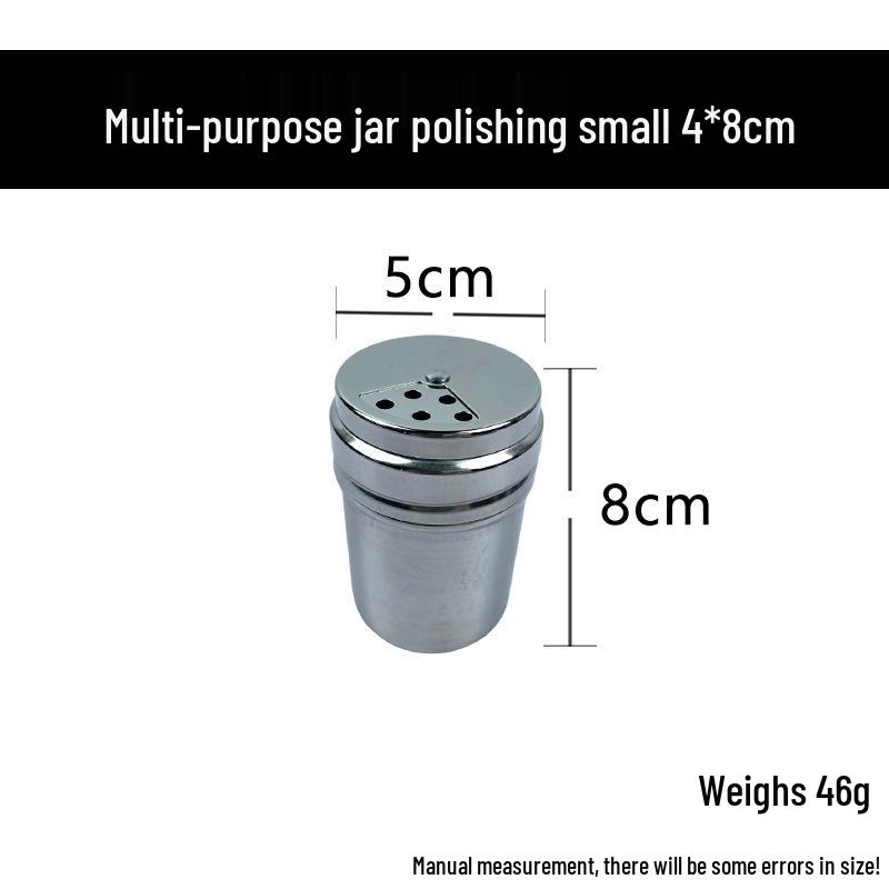 Víceúčelová sada koření: Chili prášek, kmín a pepř v sypacích a párátkových lahvičkách