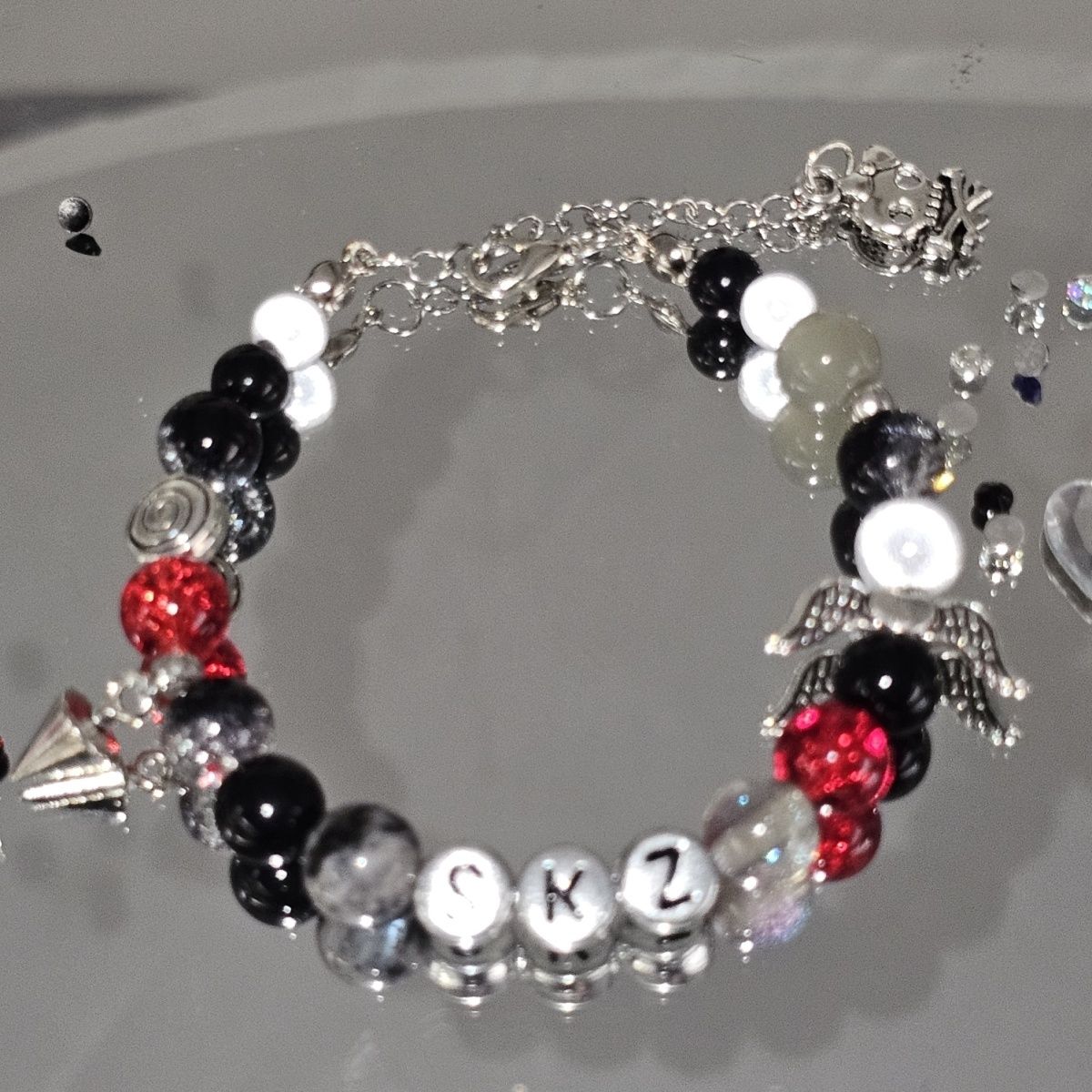 

SKZ Handmade Bracelet SKZ Kpop Merchandise Unique Beaded Bracelet for Fans adjustable