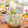 2M Easter Stripe Color Strip DIY Wreath Craft Decoration Birthday Ribbon Hanging Decoration Children's Gift Home Party tools