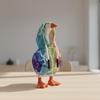 Geese Costume Ornament 7Inch Desk Geese Statue Outfits Light Weight Washable for Office Tabletop and Home Decoration