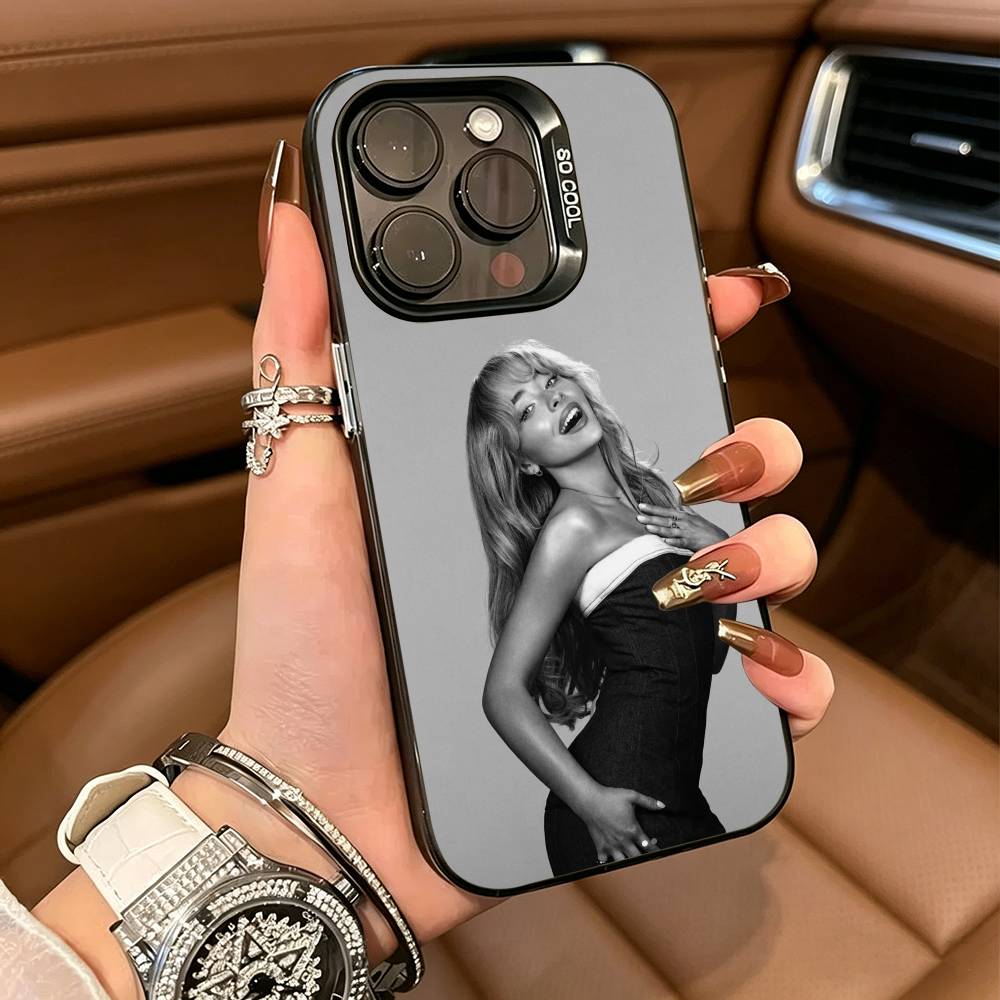 Singer S-Sabrina C-Carpenter  Phone Case For IPhone17  16 11 12 13 14 15 16 Pro Max Plus Cover Colored Silver Funda Bumber
