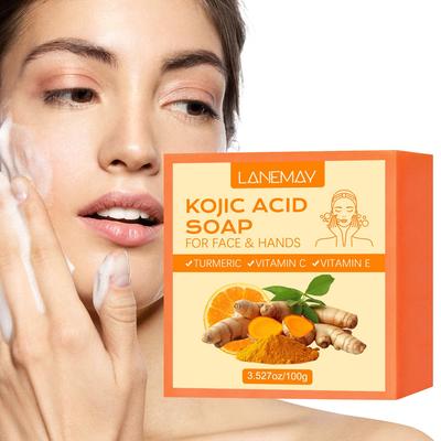 Kojic Acid Soap With Vitamin C & E - For Face and Hands Skin, Deeply Nourishes & Moisturizes Skin, Brightening Skin,Maintains Softness,100g