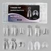 280pcs 14 Sizes Nail Extension Forms Square Oval Nail Molds New Manicure Tools  for Nail Extension