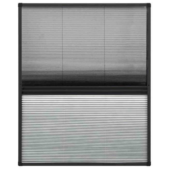 Moustiquaire - Maison Exclusive Moustiquaire plissée - Fenêtre de toit 60x80 cm - Cadre aluminium - Auvent PET