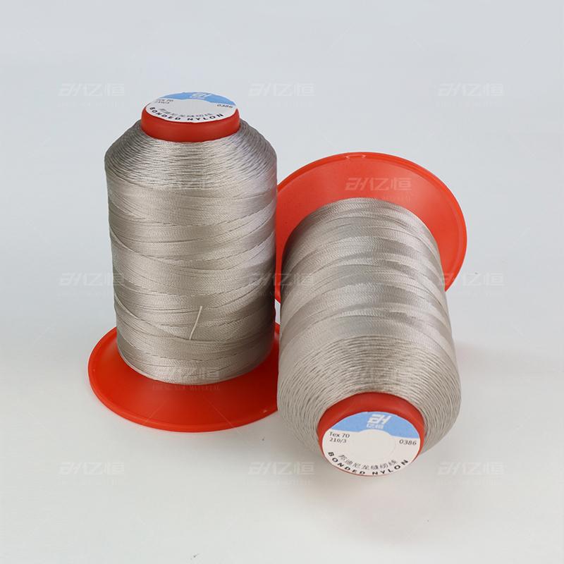 Manufacturer Wholesale V69 Tex 70 High Tenacity Nylon Bonded Filament Yarn Thread 210D/3 for Sewing Hair Extensions & Wigs
