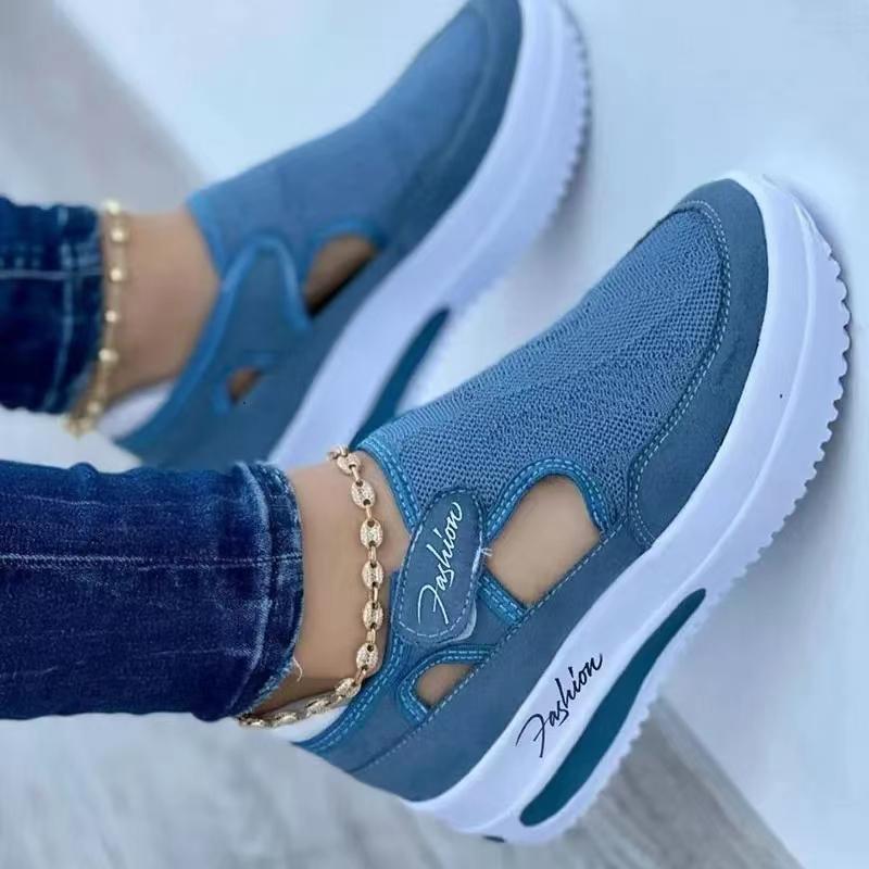 Fashion 2024 Women's Sneakers Platform Casual Breathable Sport Design Vulcanized Shoes Fashion Tennis Female Footwear