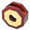 Retro Style Wax Seal Stove Warmer Octangular Melting Sticks Furnace Tool for Making WaxDark Red
