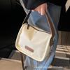 Small Bag Women's Versatile 2025 New Fashion Retro Canvas Messenger Bag Women's Work Small Square Bag Portable Shoulder