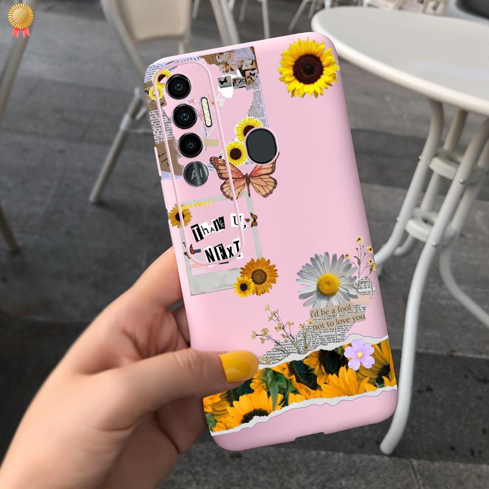 For Tecno Spark 7 P Pro 7P 7Pro Case Cute Girls Bear Back Cover Silicone For Tecno Spark7 P Pro Spark 7 P Pro 7P 7Pro Phone Case