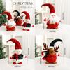 Christmassanta Snowman Reindeer Plush Figures For Holiday Decor And Gift Giving