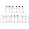 Garden Fence 5 Pcs Black Steel