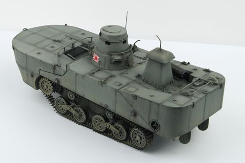 PLATZ/MONO Dragon 1/35 Scale Tanks of the World 11 WWII Japanese Navy Type 2 Ka-Mi Seaborne Configuration (Late Float Type) Plastic Model MD011 (Tank)