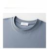 Long-Staple Cotton Men'S White Basic 240G Heavyweight Solid Color Round Neck Short-Sleeve T-Shirt For Summer