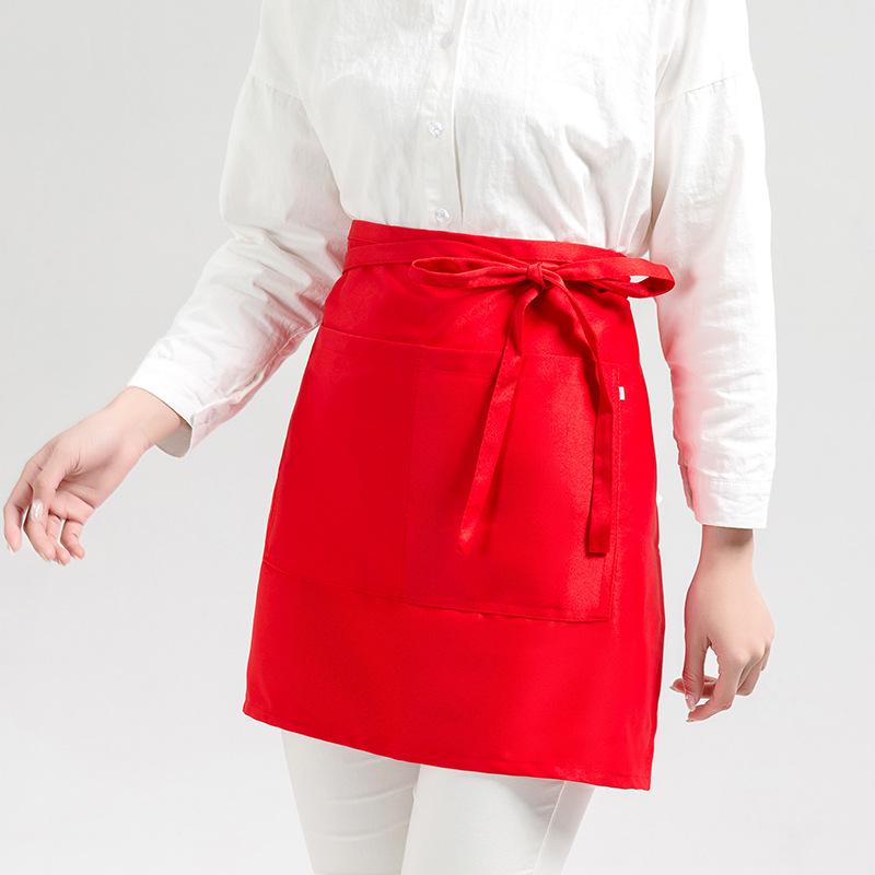 Waterproof High Imitation Nylon Half Apron for Kitchen, Cafe, and Workwear Customization