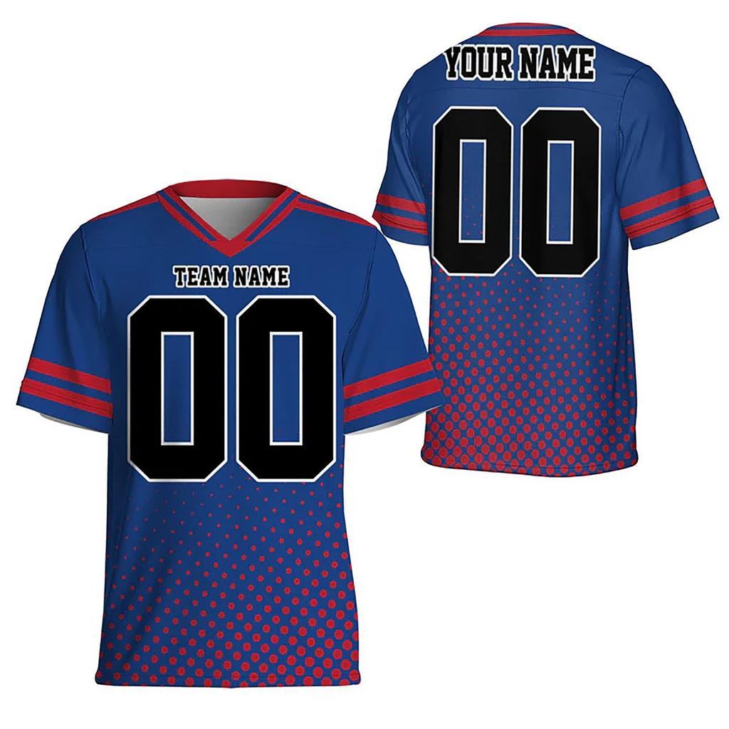 Customized Football Jerseys For Men, Women, Youth And Children, Personalized Team Name And Number For Adults And Children