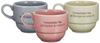 Lisa Larson Stackable Set of "Line Art" Mugs, 3, LL10-29