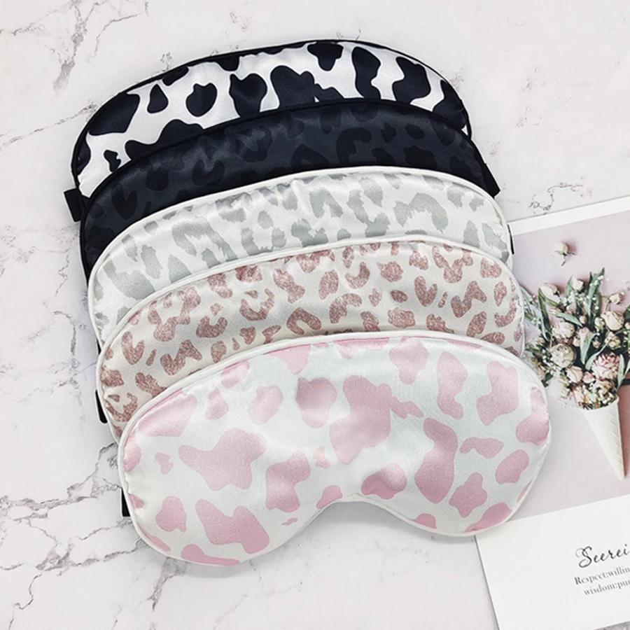 Light Blocking, Non Pressure on Eyes, Breathable, Relieving Eye Fatigue, Sleep Mask, Eye Protection Leopard Print Eye Mask Dot