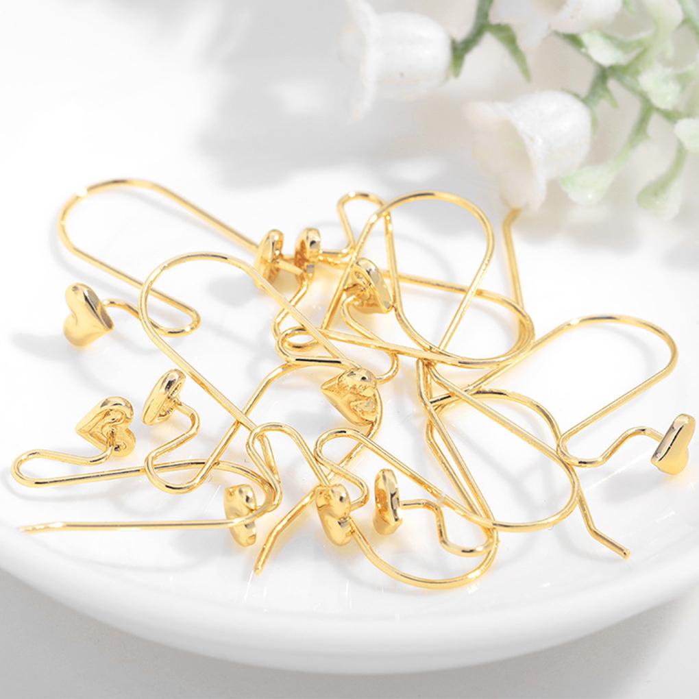 1 Pair Metal Woman Earring Hook Cute DIY Replacement Electroplated Ladies Jewelry Making Eardrop Pendant Hooks Findings